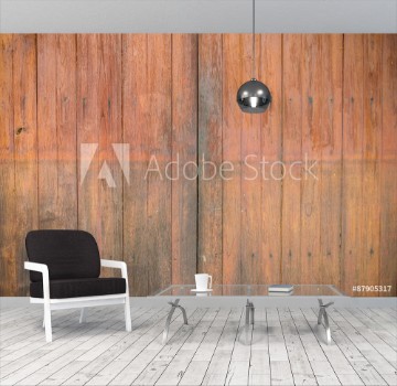 Picture of grunge wood panels may used as background